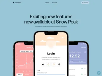 Snowpeak UI Kit screenshot